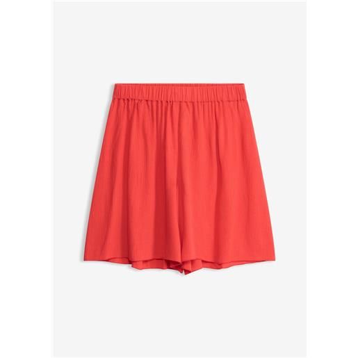 bonprix shorts da mare in viscosa fluida-rosso