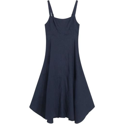 A.L.C. abito midi svasato harlow - blu