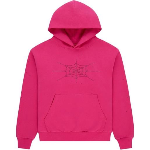 SP5DER felpa con strass - rosa
