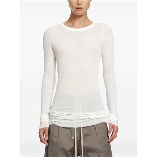 Rick Owens t-shirt tower a coste - bianco