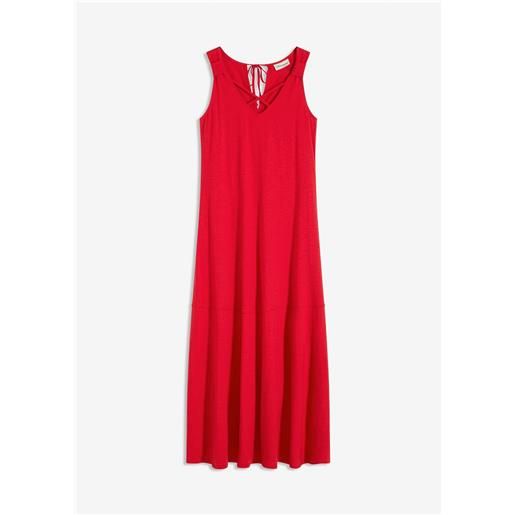 bonprix abito in puro cotone biologico-rosso