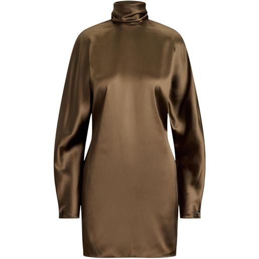 Ralph Lauren Collection abito corto candi - marrone