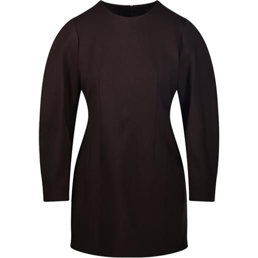 P.A.R.O.S.H. long-sleeve mini dress - marrone