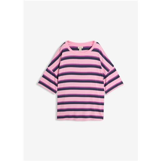 bonprix maxi maglia in viscosa fluida-rosa