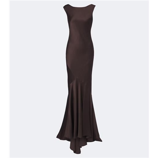 Max Mara abito lungo in satin