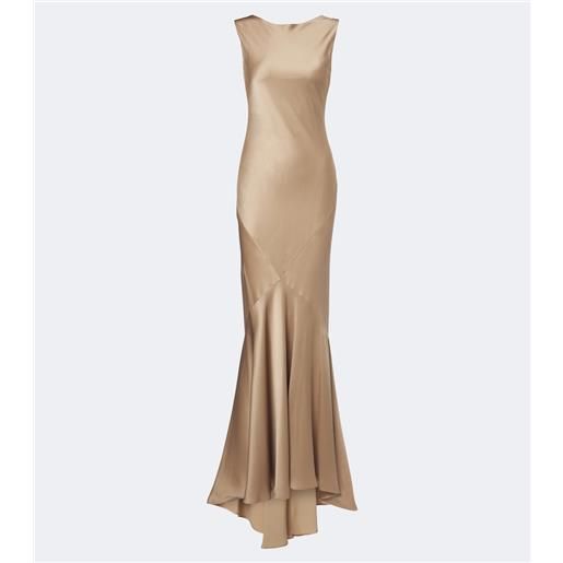 Max Mara abito lungo in satin