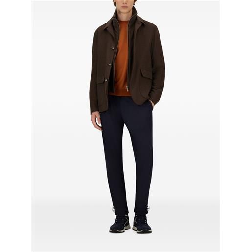 Herno blazer monopetto imbottito - marrone