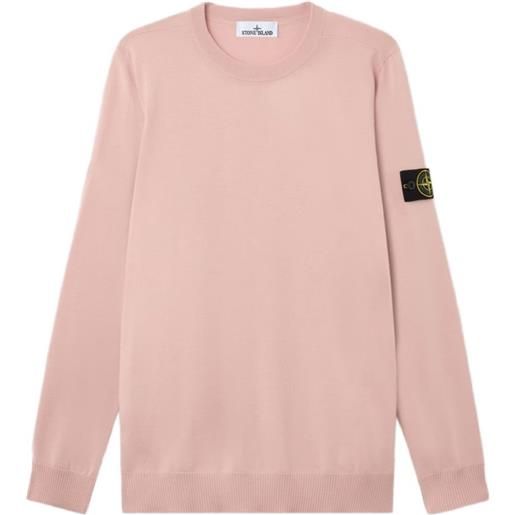 Stone Island maglione con applicazione - rosa