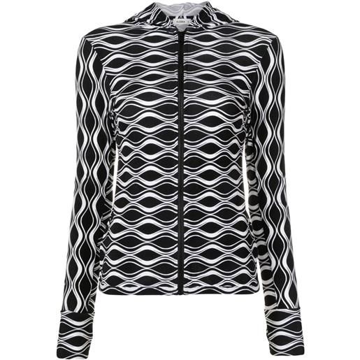 AMIR SLAMA GYM giacca con cut-out - nero