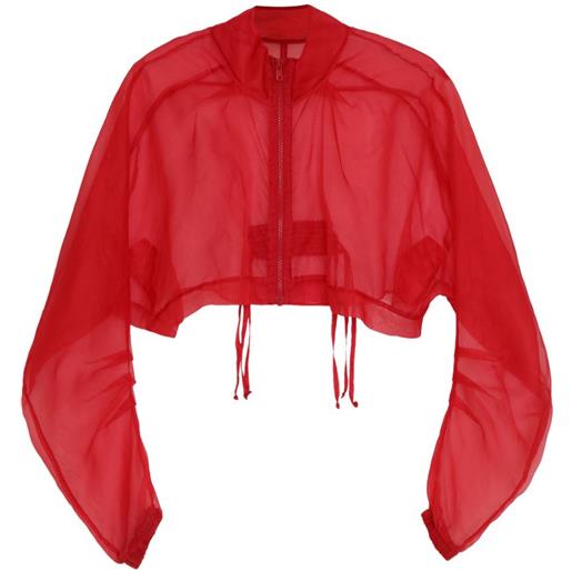 Amir Slama giacca con zip - rosso