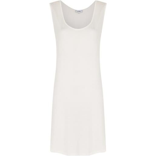Amir Slama abito modello t-shirt smanicato - bianco