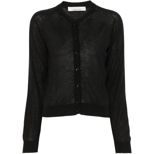 Liviana Conti cardigan con bottoni - nero