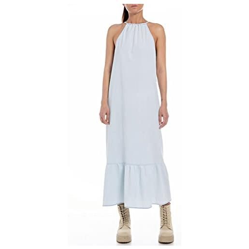 Replay abito da donna, w9004a, 010 light blue, s, 010 light blue. , s