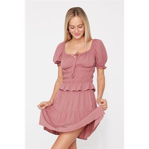 Tezenis gonna corta in tela crepe donna rosa