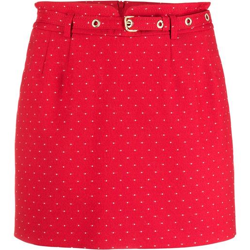 RED Valentino shorts a pois con cintura - rosso