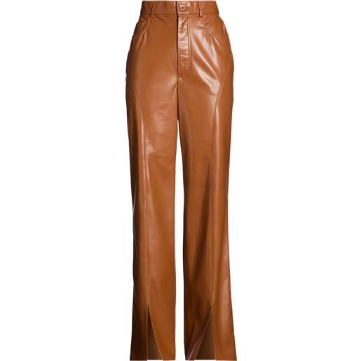 NANUSHKA - pantalone - cuoio