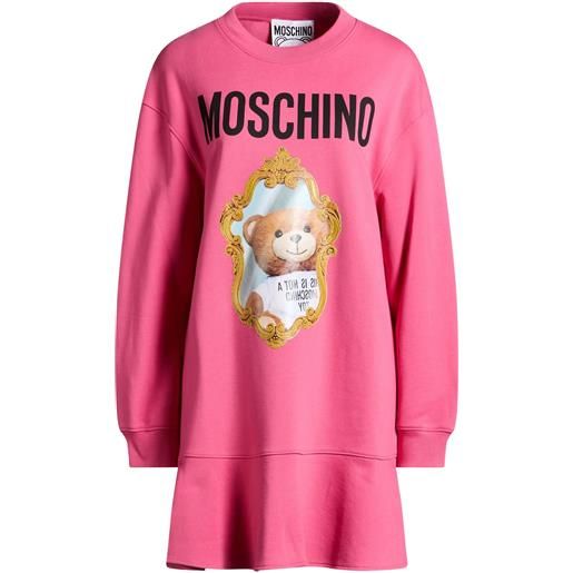 MOSCHINO - vestito corto - fucsia