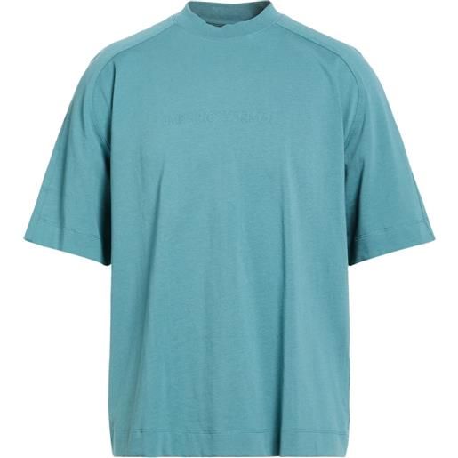 EMPORIO ARMANI - t-shirt - verde petrolio