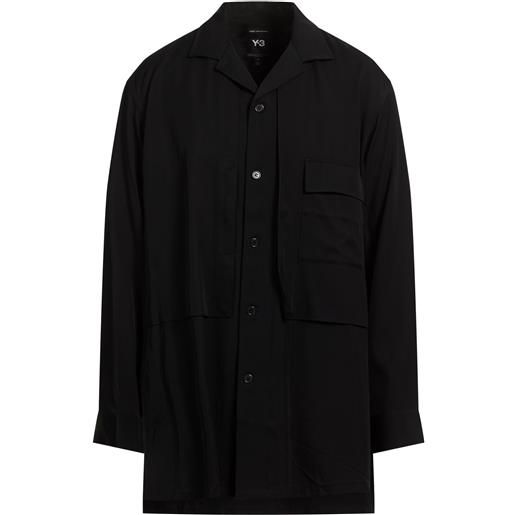 Y-3 - camicia regular fit - nero