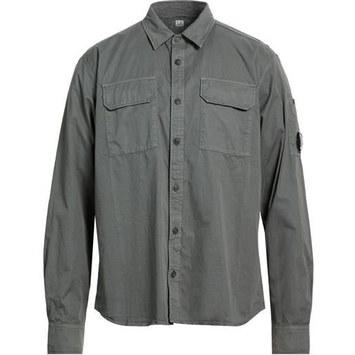 C.P. COMPANY - camicia tinta unita - grigio
