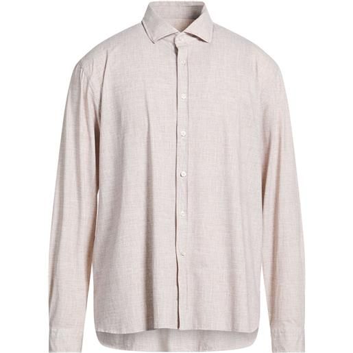 XACUS - camicia regular fit - tortora