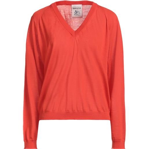SEMICOUTURE - pullover - rosso pomodoro