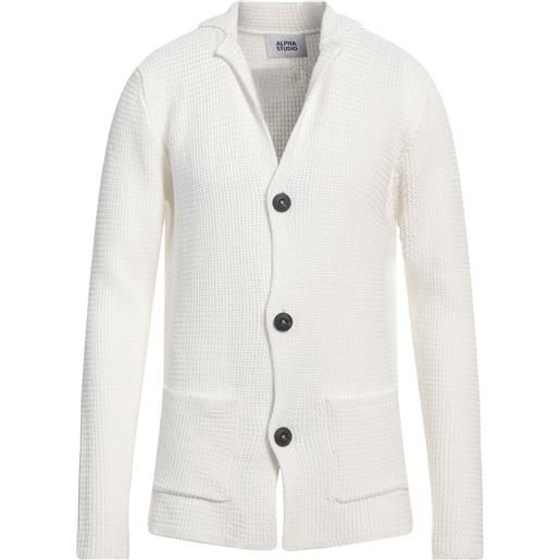 ALPHA STUDIO - cardigan - bianco