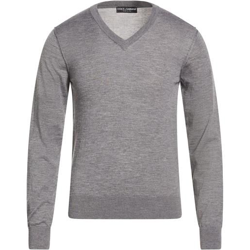 DOLCE&GABBANA - maglia in cachemire - grigio