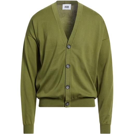 ALPHA STUDIO - cardigan - verde militare