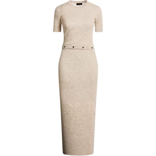 ROBERTO COLLINA - tubino - beige