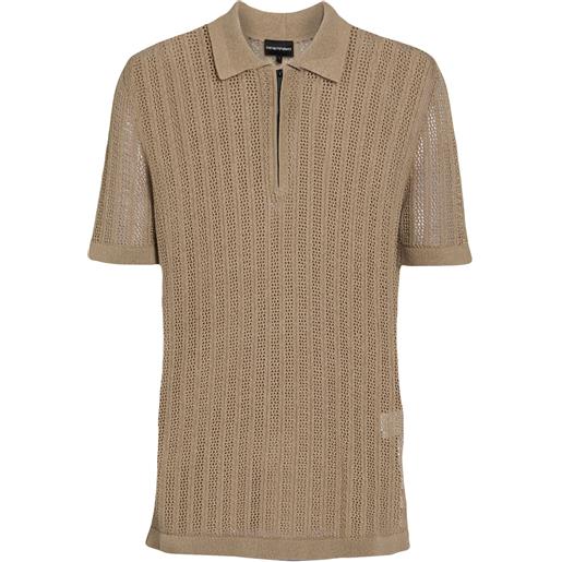 EMPORIO ARMANI - polo - tortora
