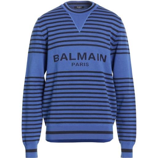 BALMAIN - pullover - blu