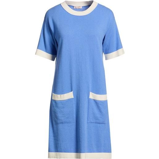 LANA D'ORO - vestito corto - azzurro