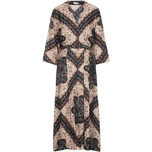 SANDRO - vestito chemisier - beige