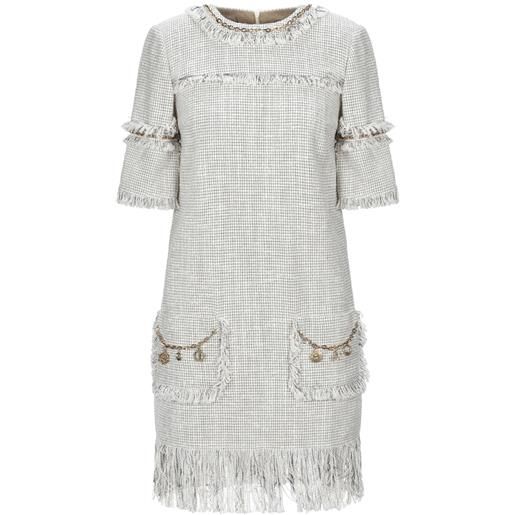 ELISABETTA FRANCHI - vestito corto - bianco