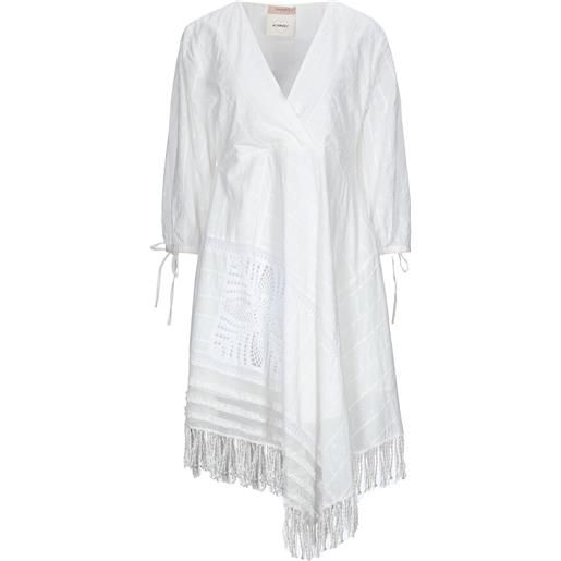 TWINSET - vestito corto - bianco