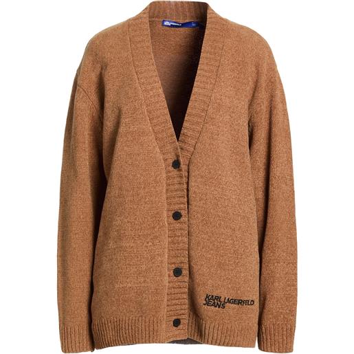 KARL LAGERFELD JEANS - cardigan - cammello