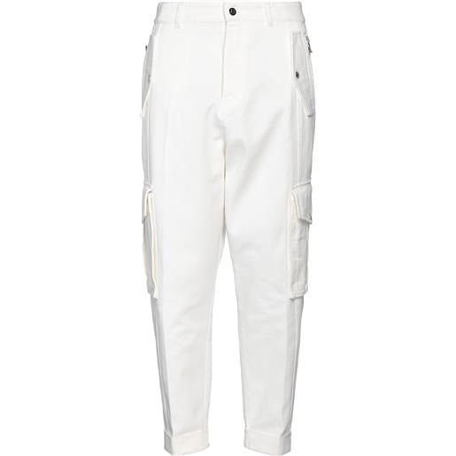 BALMAIN - jeans straight - bianco