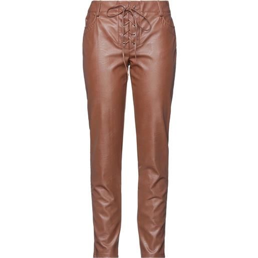 ANIYE BY - pantalone - cuoio