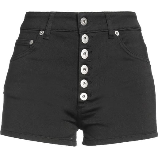 DONDUP - shorts jeans - nero