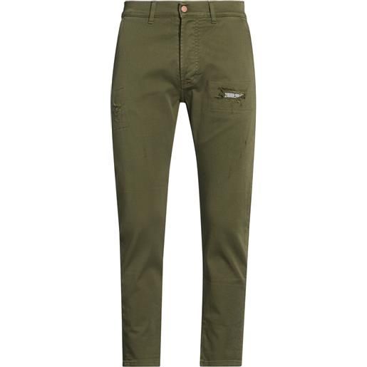 GREY DANIELE ALESSANDRINI - pantalone - verde militare