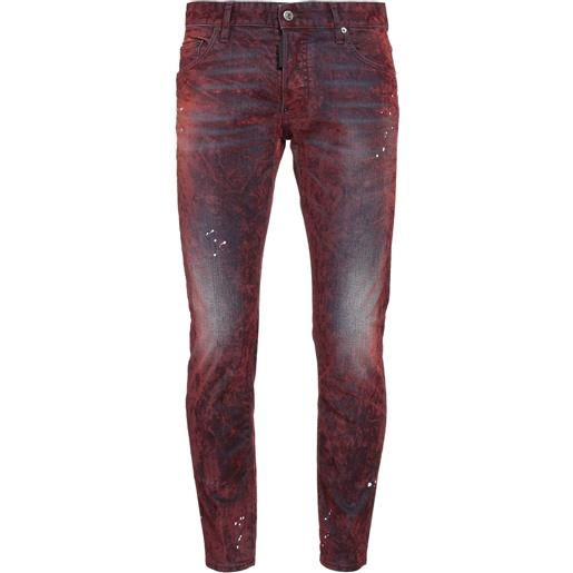 DSQUARED2 - jeans straight - bordeaux