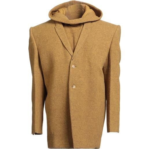 RICK OWENS - cappotto - senape
