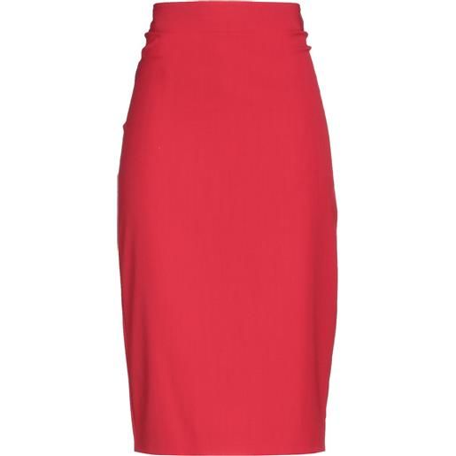 BLUMARINE - gonna midi - rosso