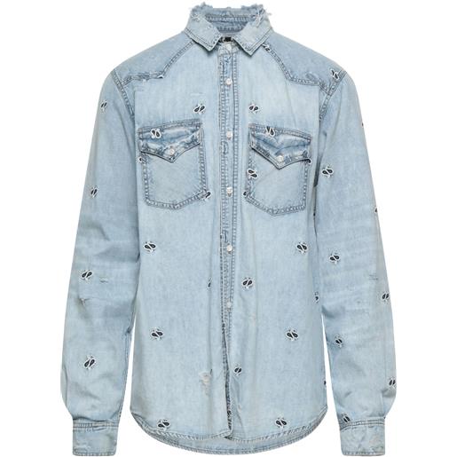 AMIRI - camicia di jeans - blu