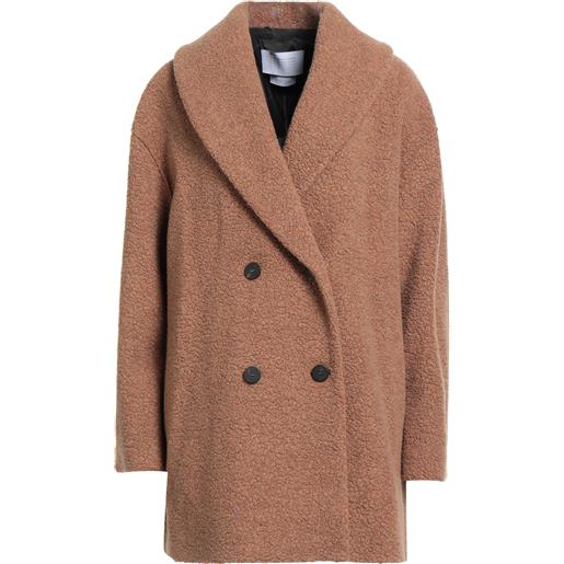 HARRIS WHARF LONDON - shearling e teddy - marrone
