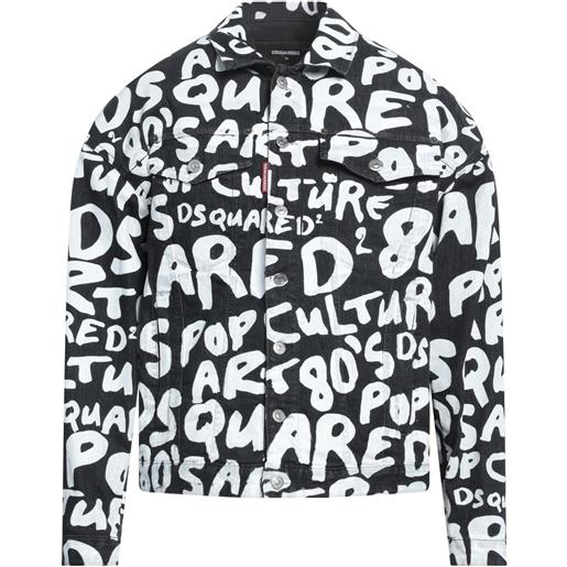 DSQUARED2 - giubbotto jeans - nero