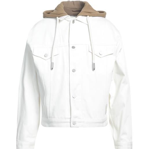 EMPORIO ARMANI - giubbotto jeans - avorio