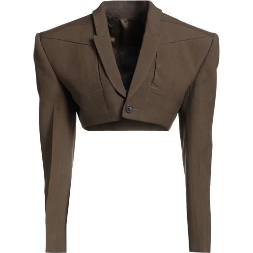 RICK OWENS - giubbotto - verde militare