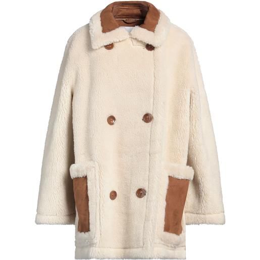 STAND STUDIO - shearling e teddy - bianco
